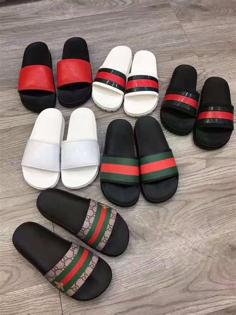 gucci flip flops costume|Gucci slides men real.